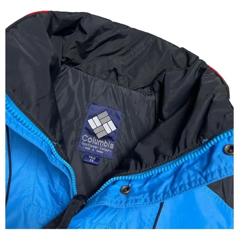 Columbia VINTAGE RETRO 90s Waterproof Windbreaker Rain Ski Snow Jacket - XS